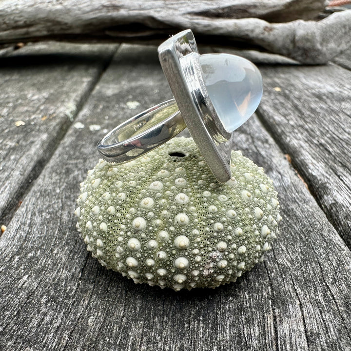 13 carat moonstone Dream Boat ring