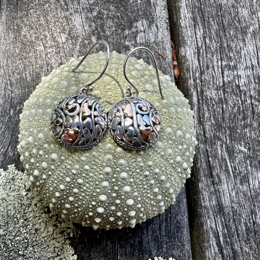 Small sterling silver earrings