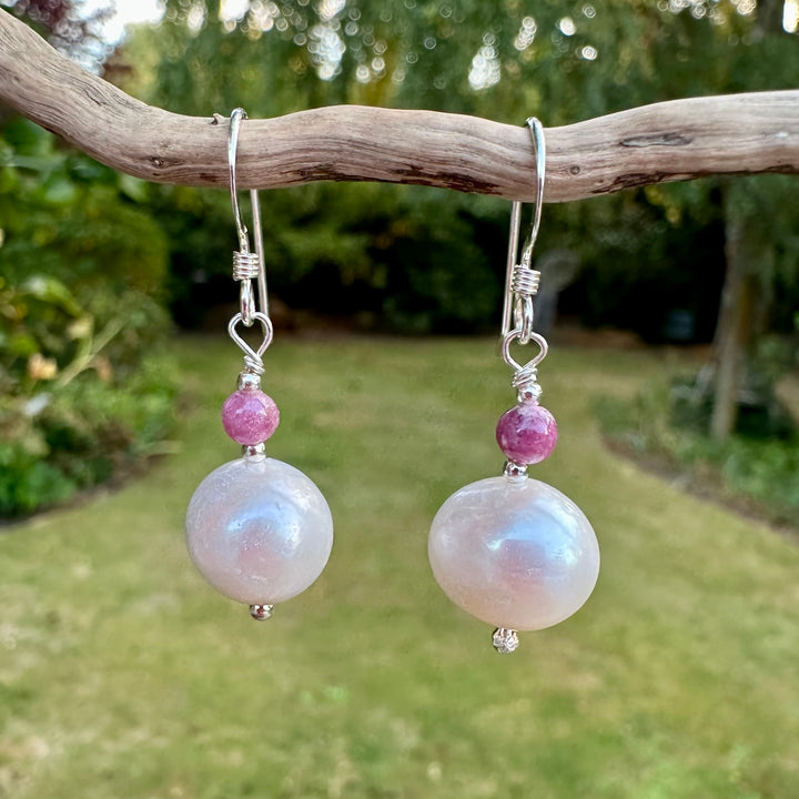 Freshwater pearl earrings