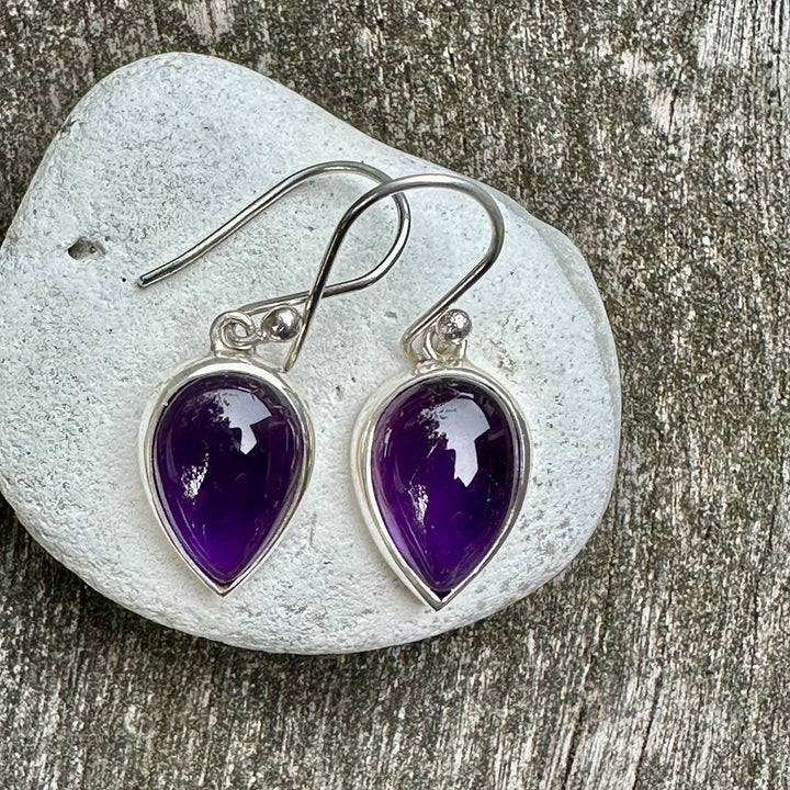 Amethyst earrings