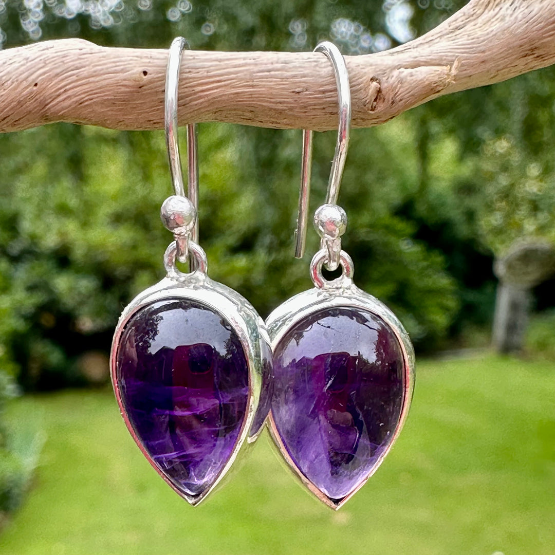 Amethyst earrings