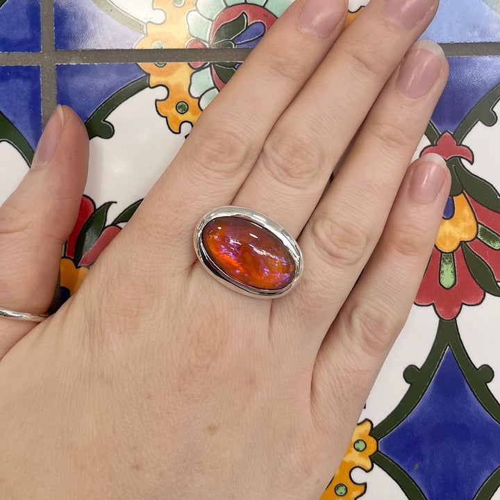 Vintage dragons breath ring