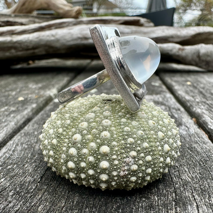 13 carat moonstone Dream Boat ring