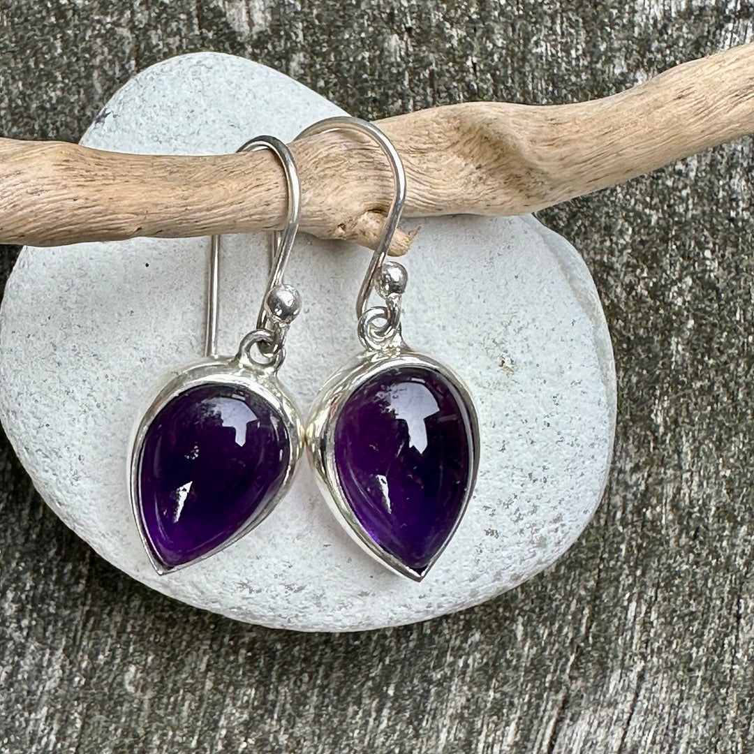 Amethyst earrings