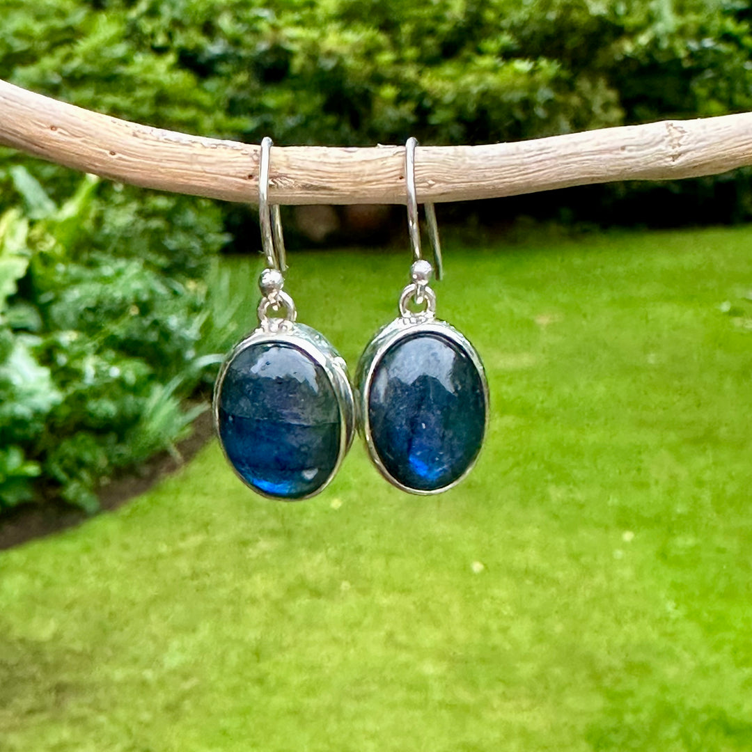 Labradorite earrings
