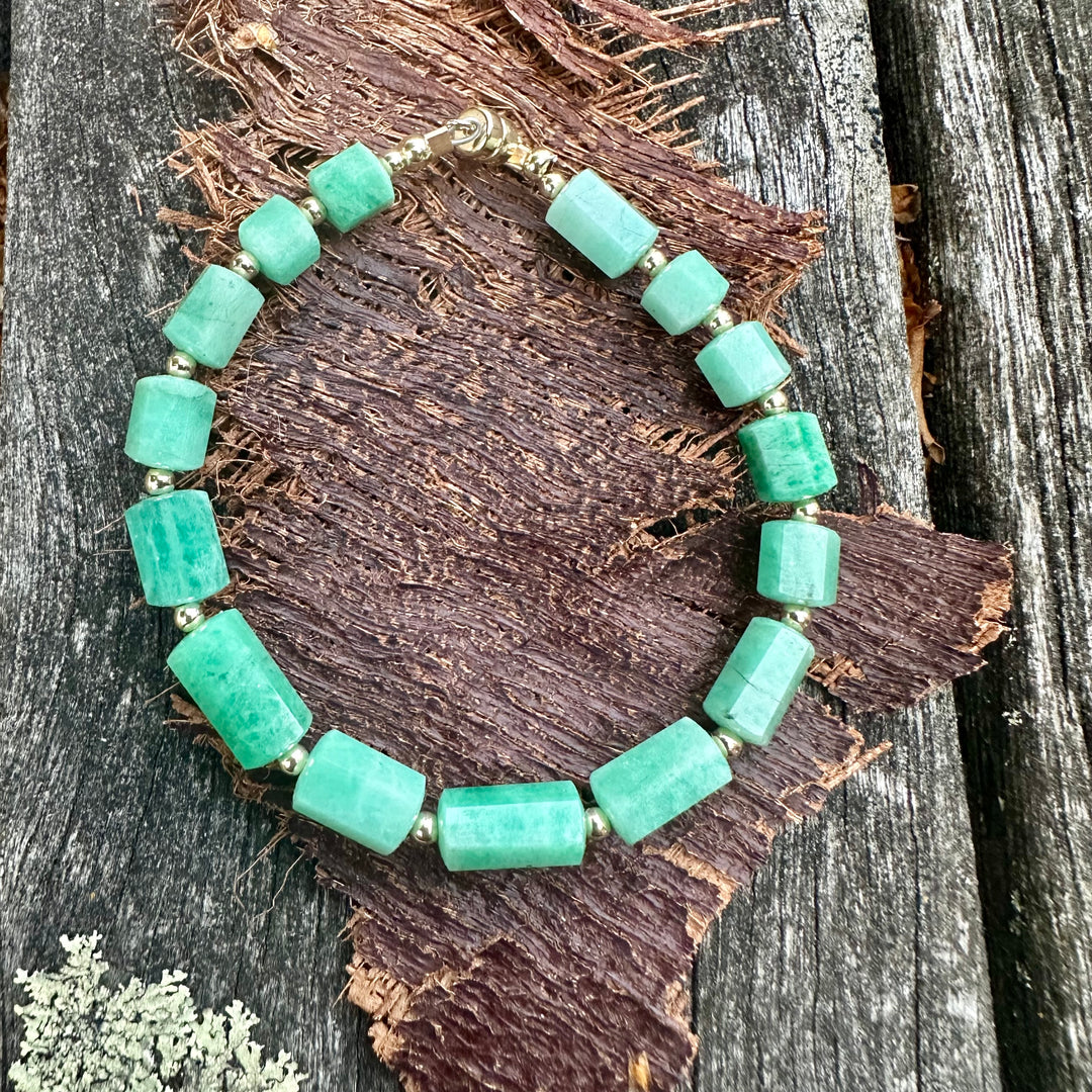 Brazilian emerald bracelet