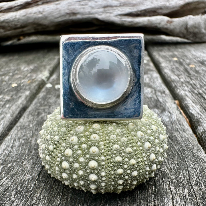 13 carat moonstone Dream Boat ring
