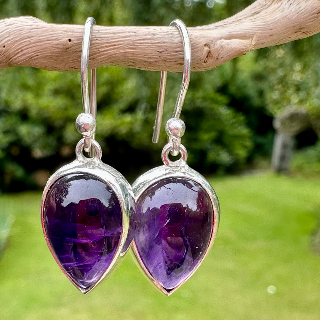 Amethyst earrings