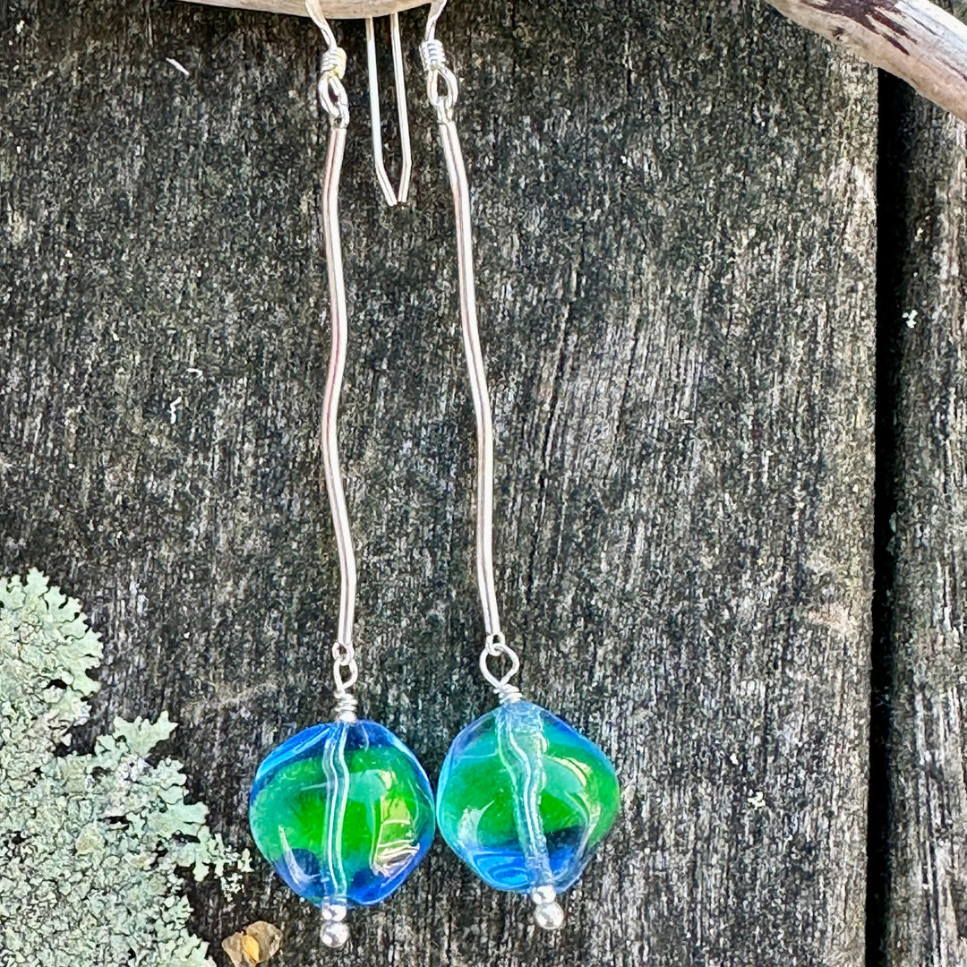 Vintage 2 colour earrings