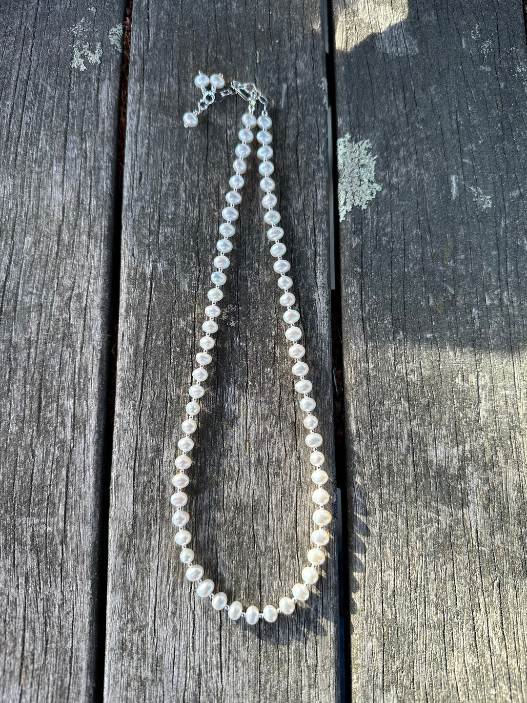 Freshwater pearl necklace
