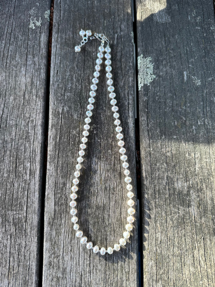 Freshwater pearl necklace