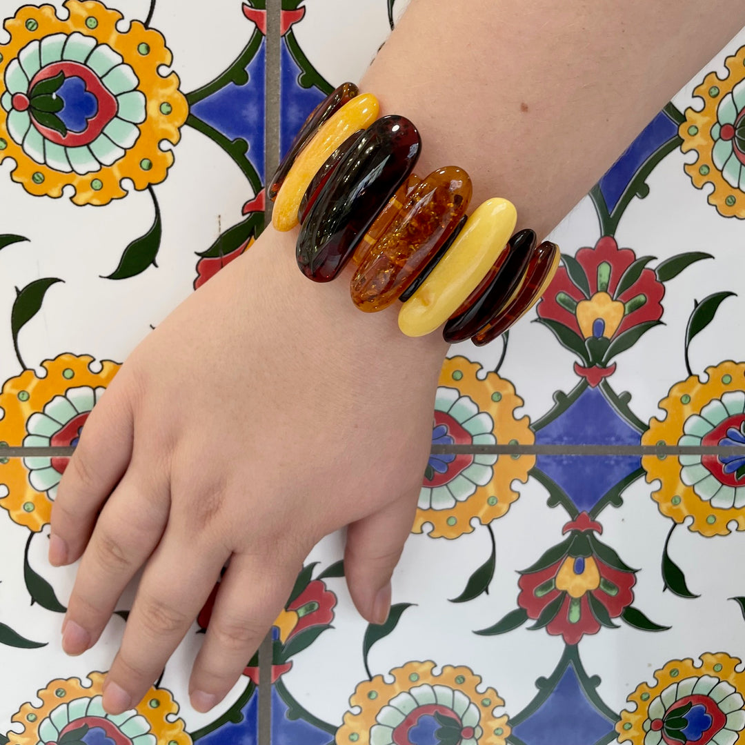 Baltic amber cuff