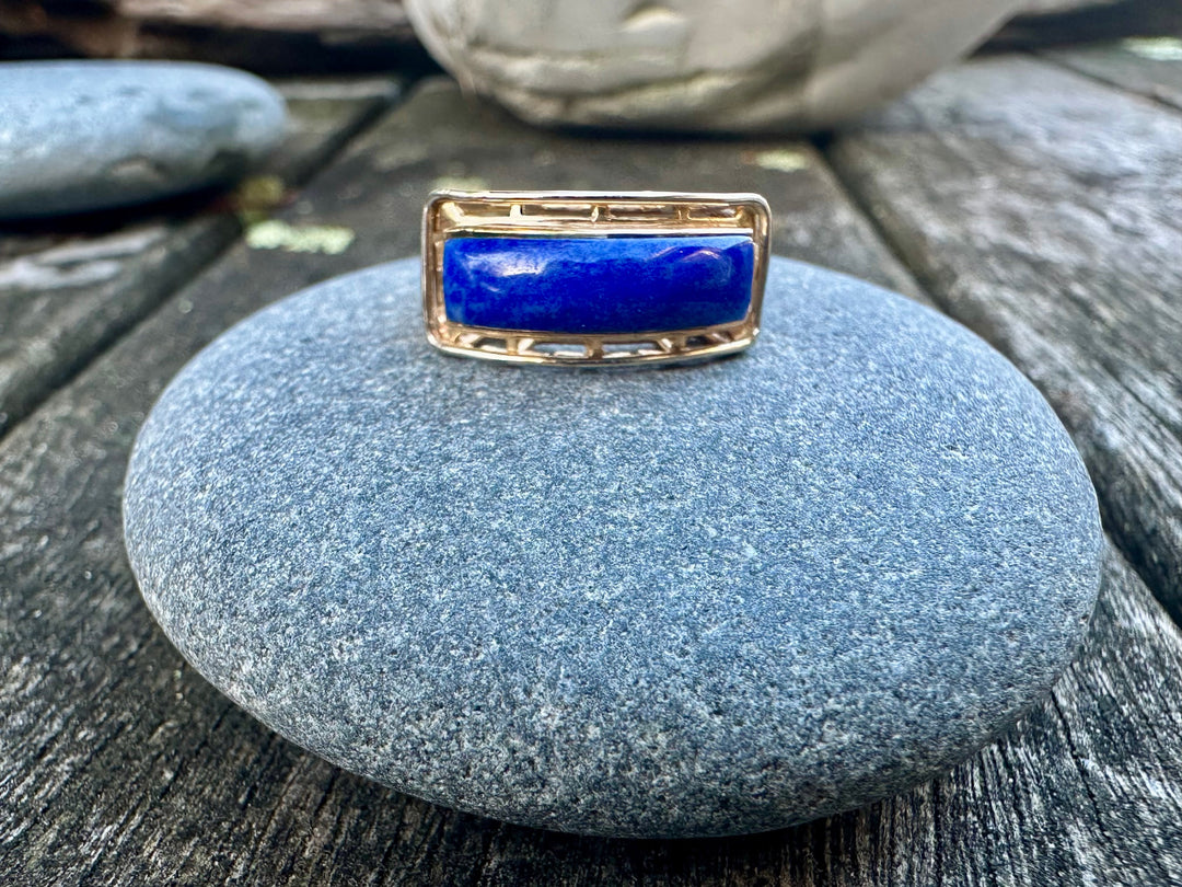 vintage lapis lazuli ring