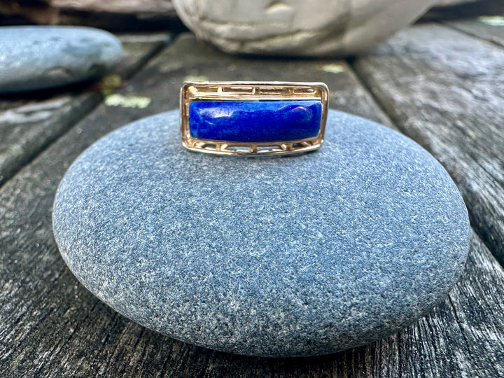 vintage lapis lazuli ring