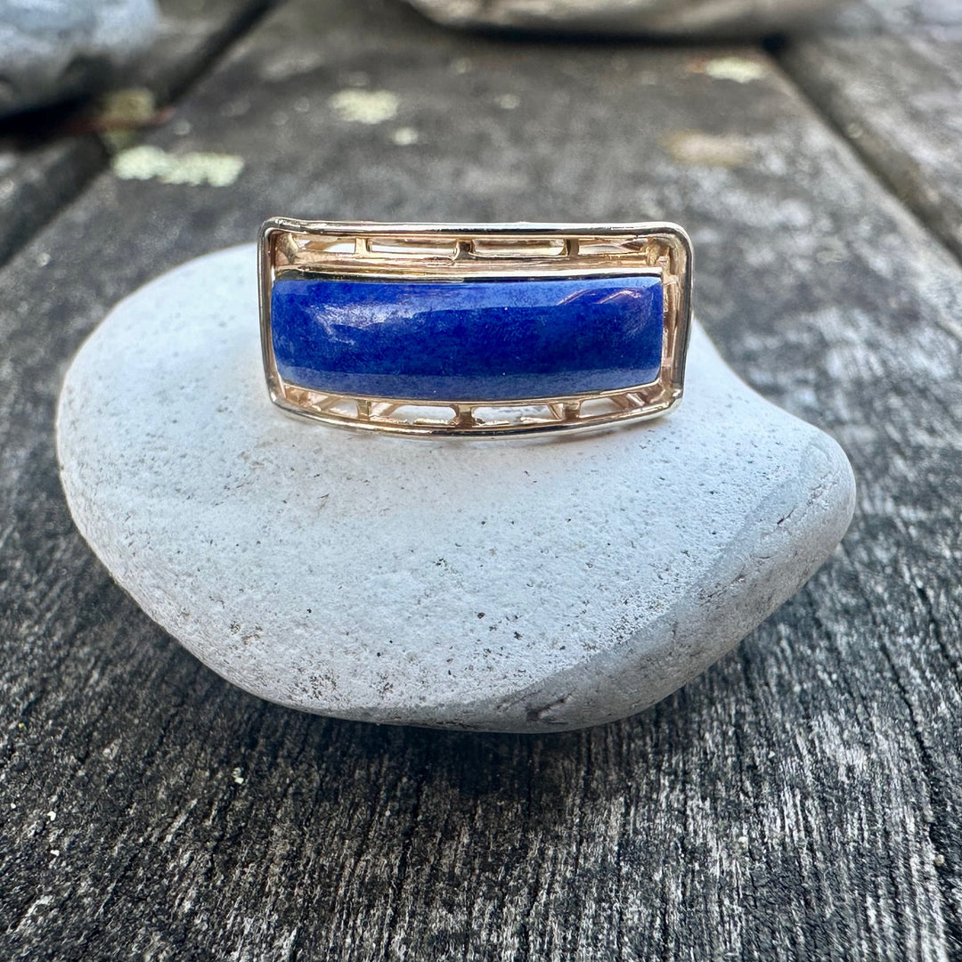 vintage lapis lazuli ring