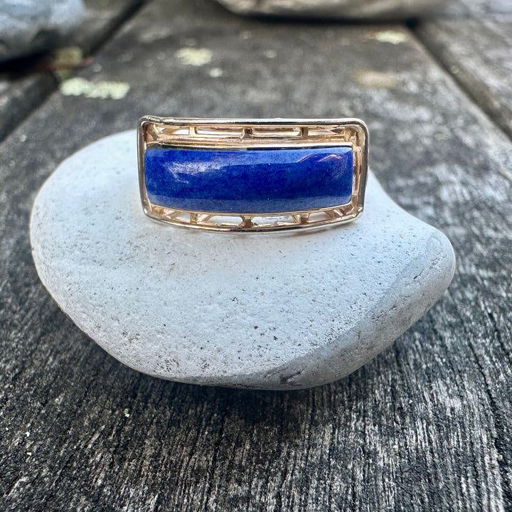 vintage lapis lazuli ring