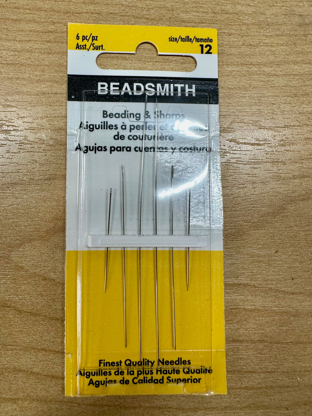 sharps size 12, pk of 6
