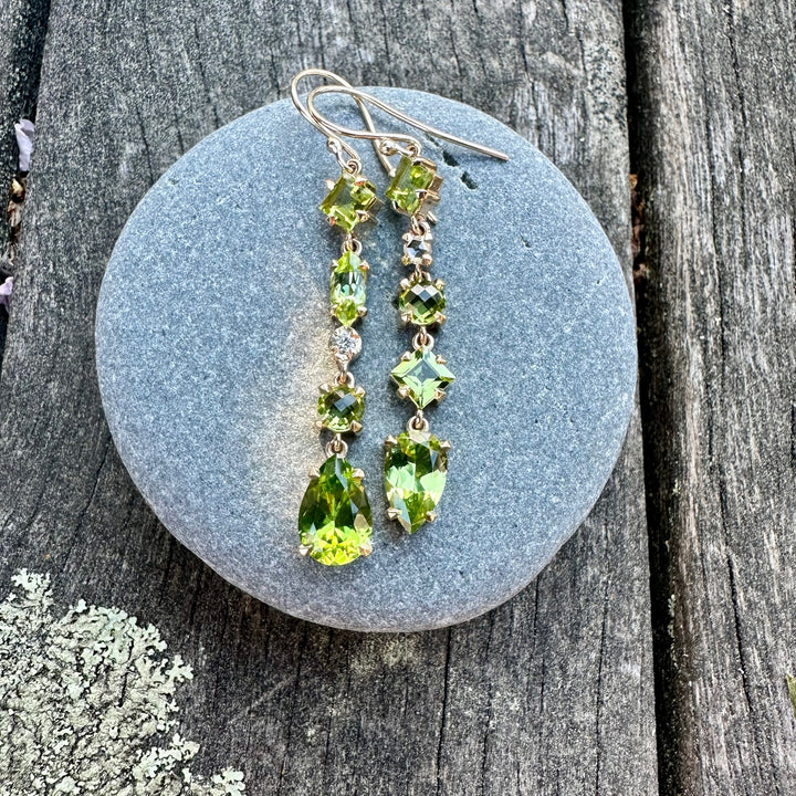 Peridot Wild at heart earrings