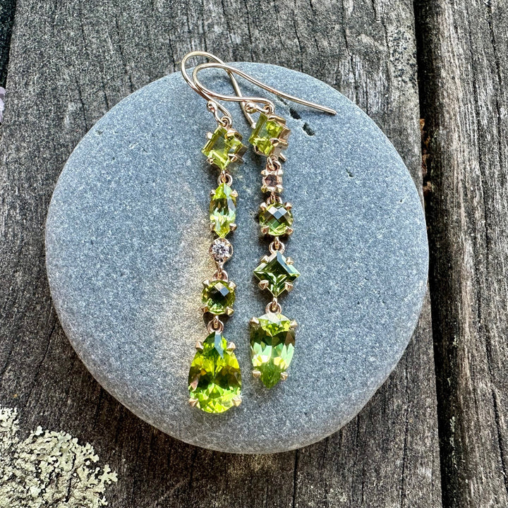 Peridot Wild at heart earrings