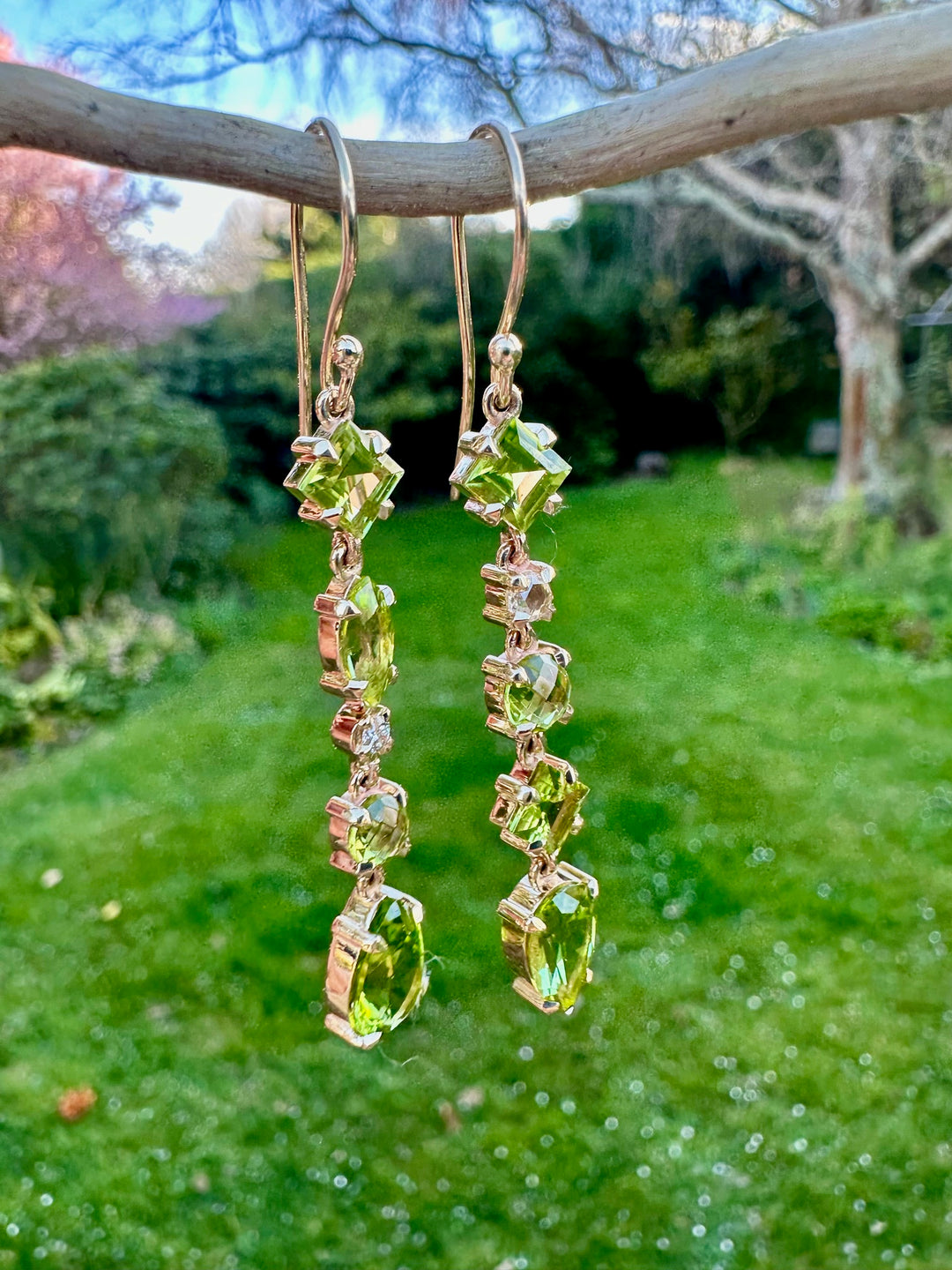 Peridot Wild at heart earrings