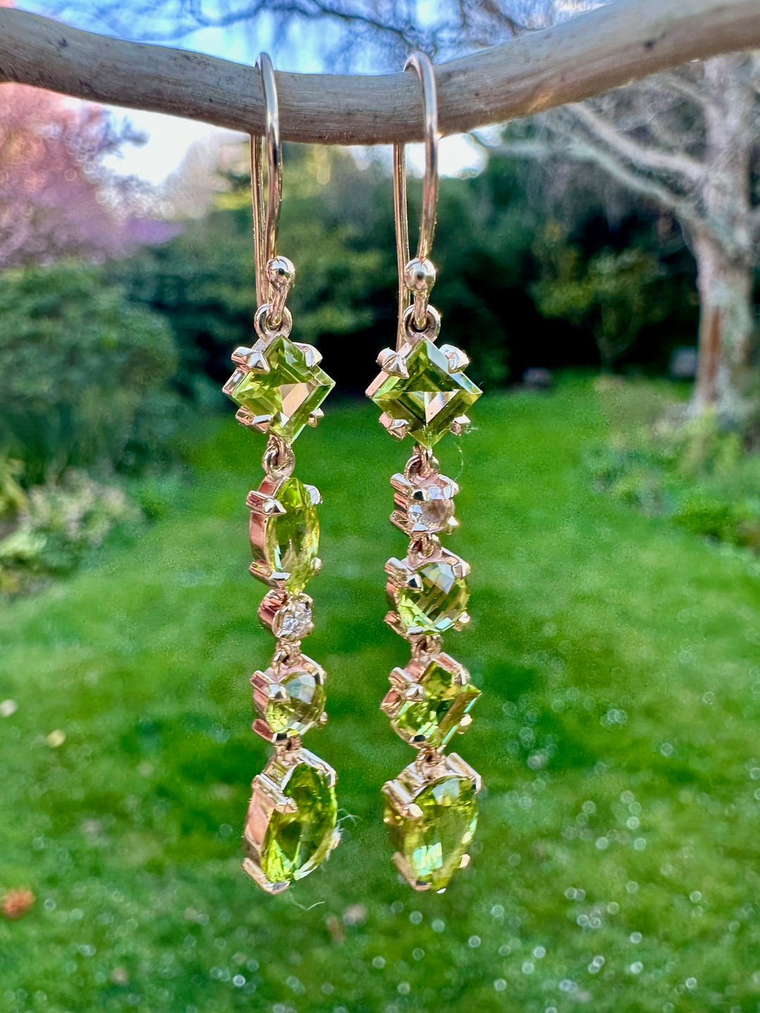 Peridot Wild at heart earrings