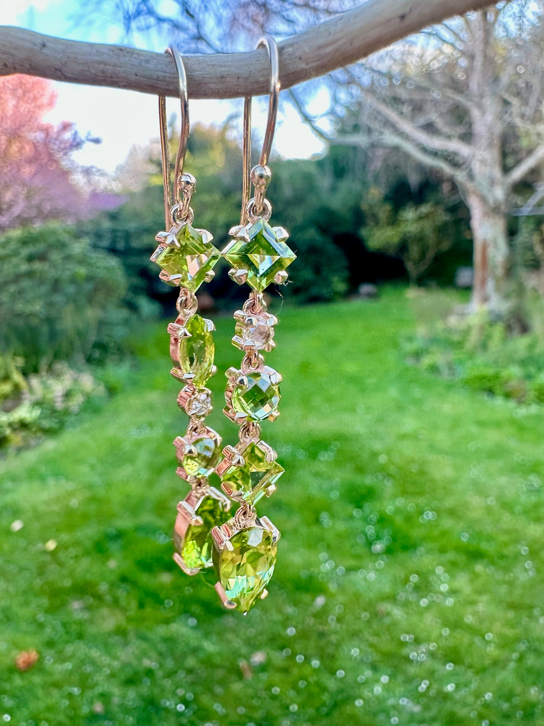 Peridot Wild at heart earrings