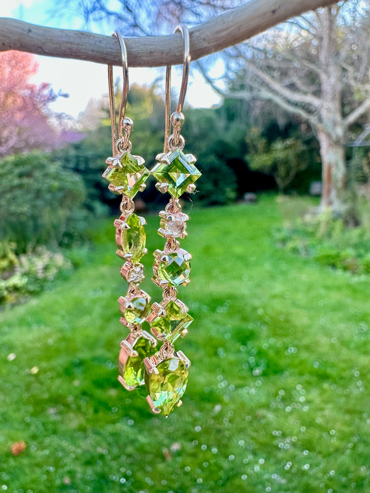 Peridot Wild at heart earrings