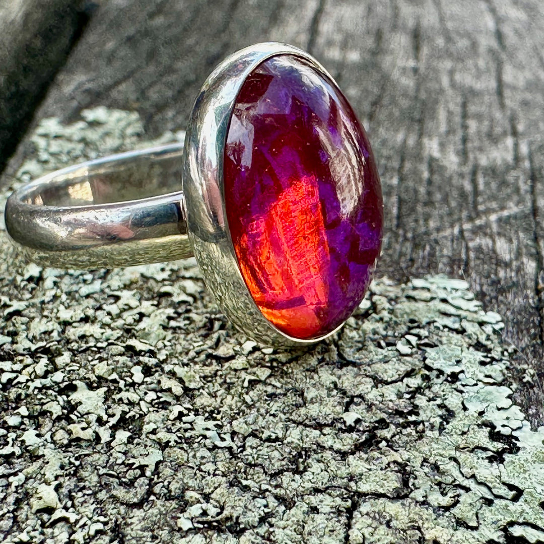 Small oval dragons breath ring