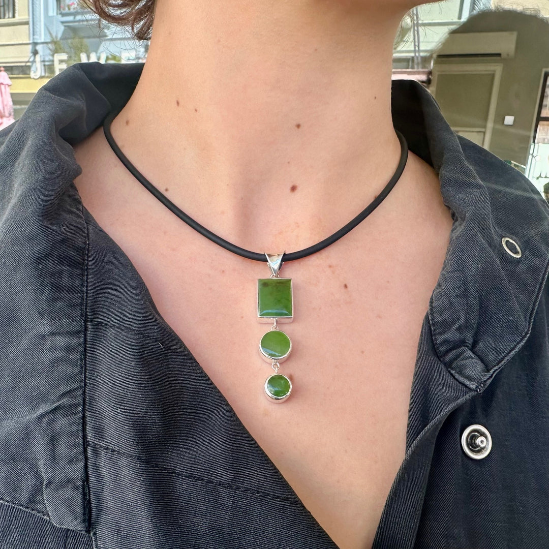 3 tier pounamu pendant