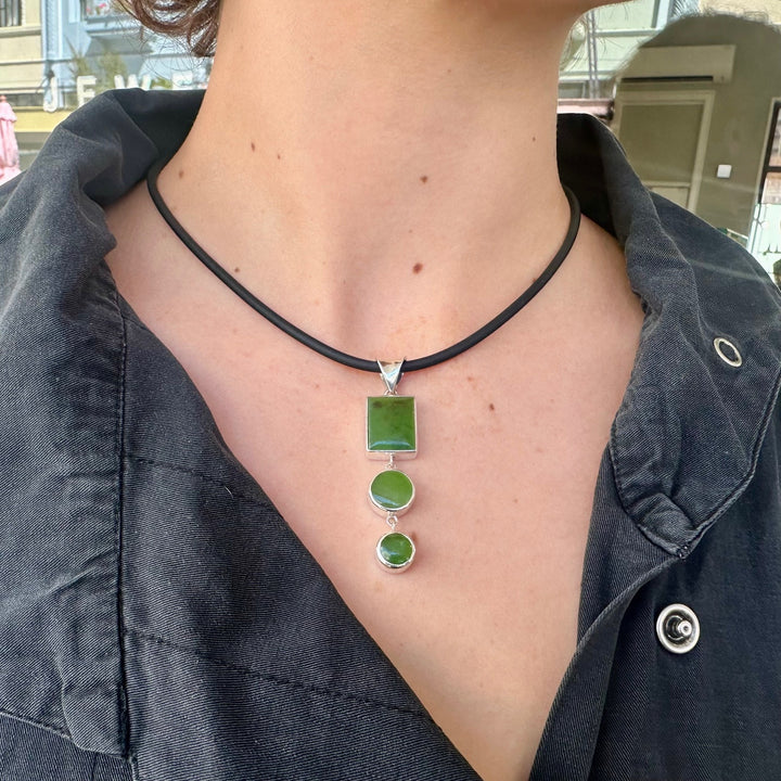 3 tier pounamu pendant