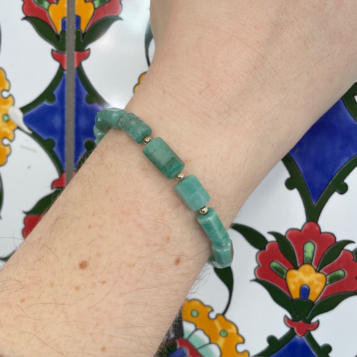 Brazilian emerald bracelet