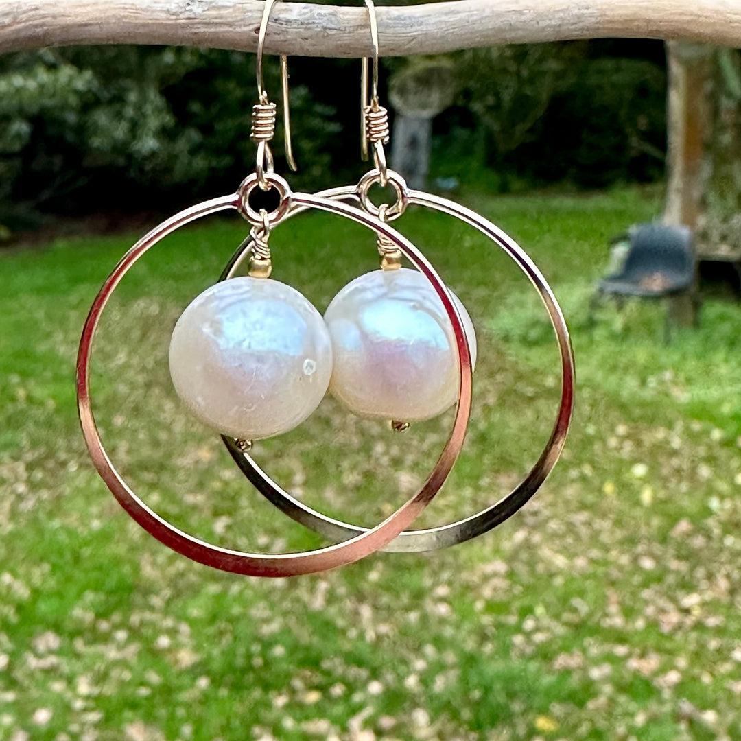 AA quality freshwater pearl earrings