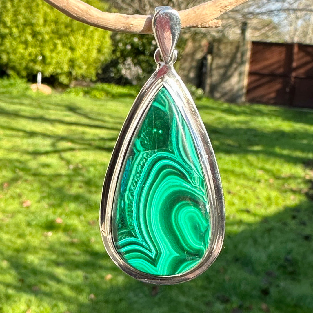 Malachite pendant