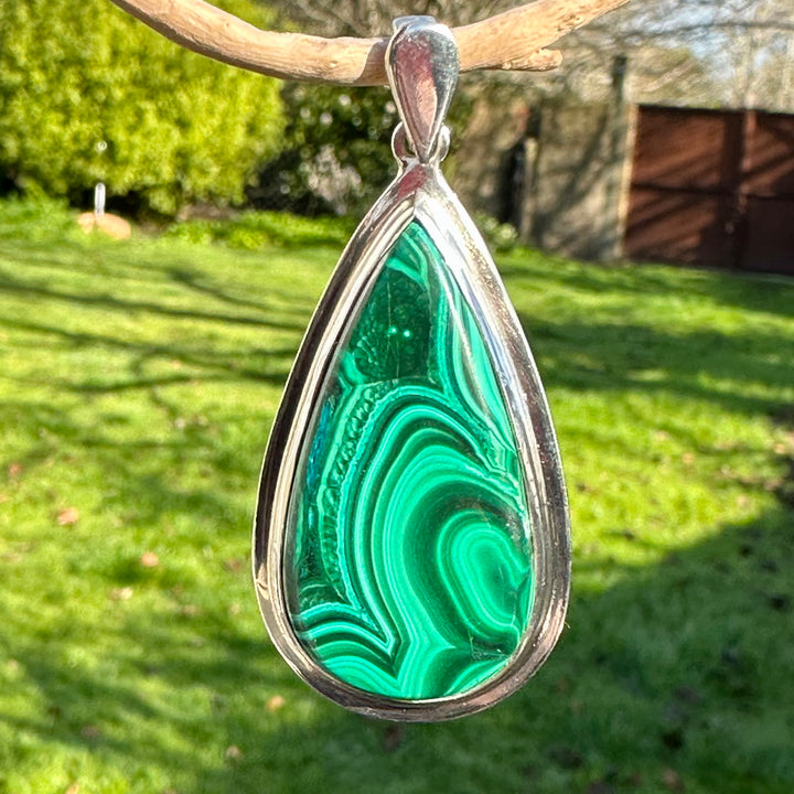 Malachite pendant