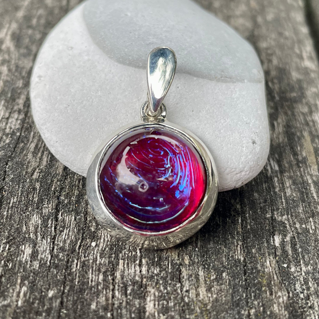 Vintage Fingerprint dragons breath pendant