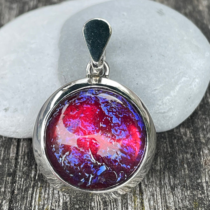 Small Vintage dragons breath pendant