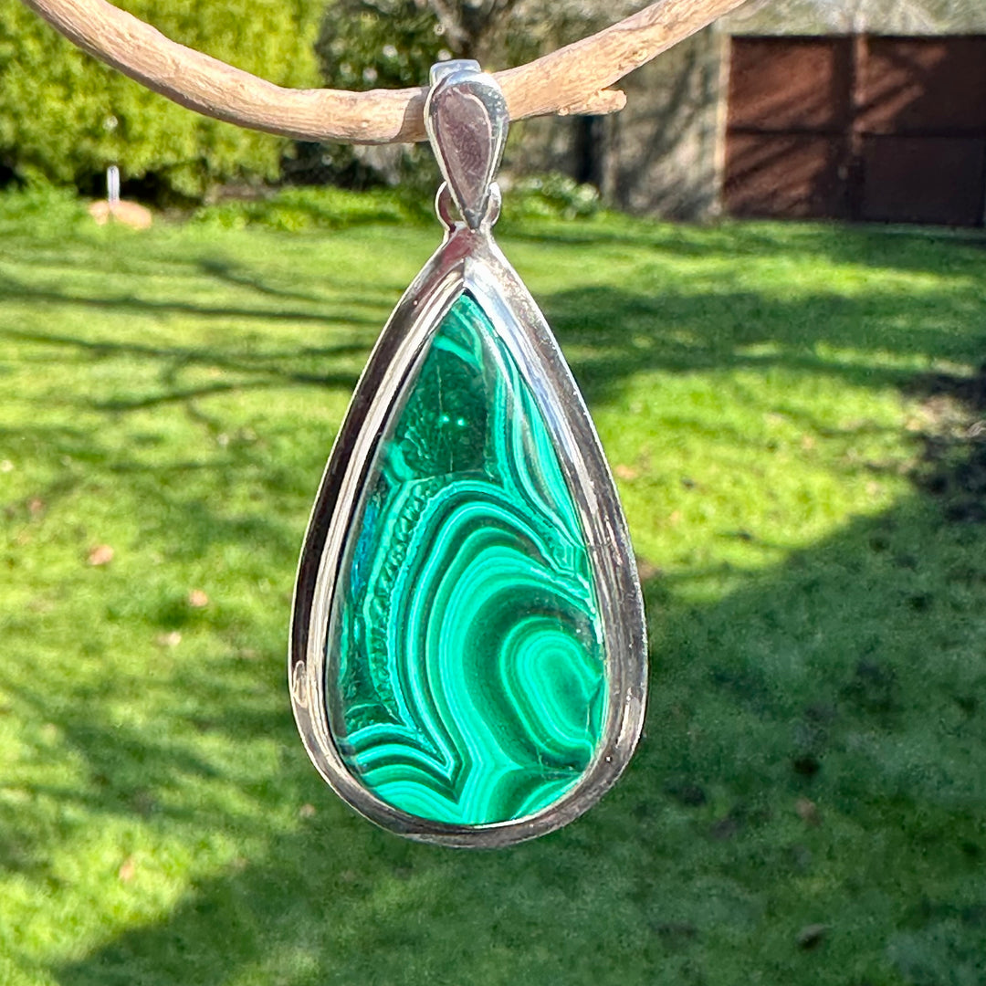 Malachite pendant