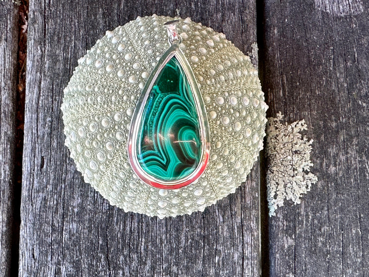 Malachite pendant