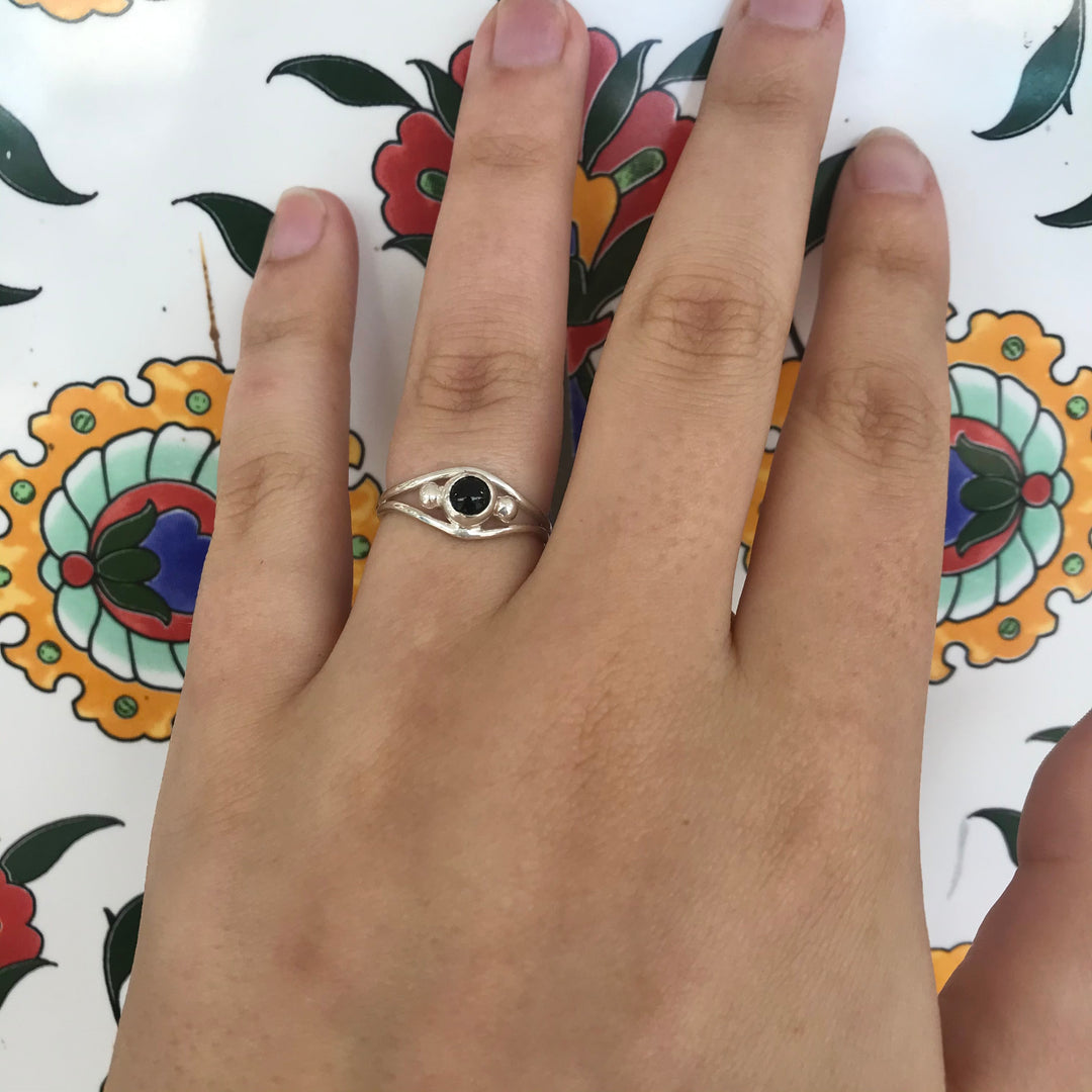 Fine Black Onyx Ring
