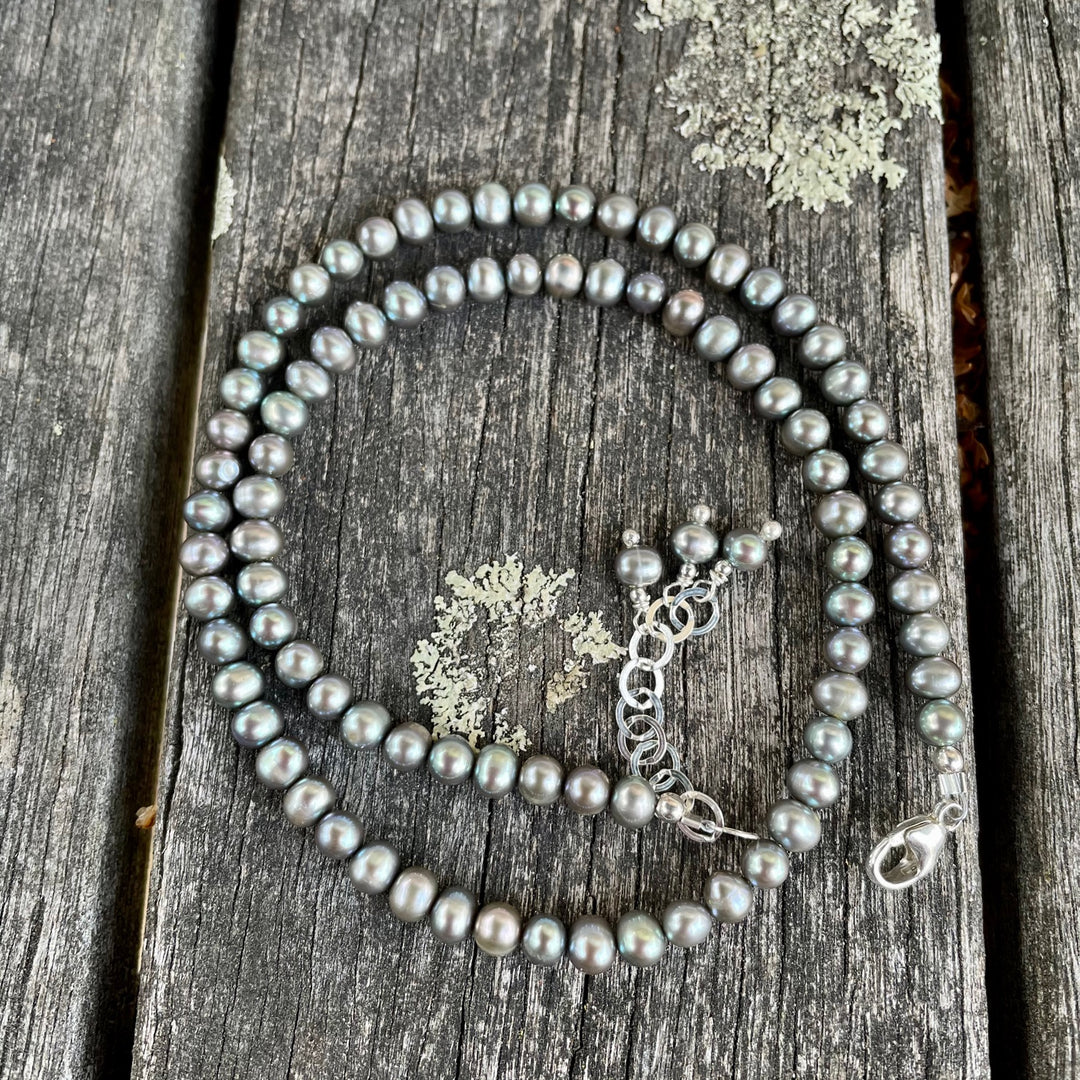 Freshwater Peacock Pearl Necklace