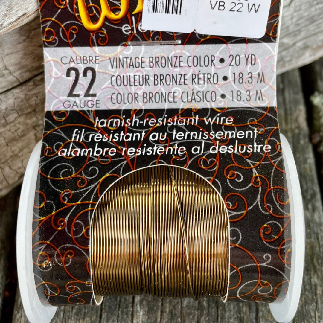 Non Tarnish Wire, Vintage Bronze, 22g