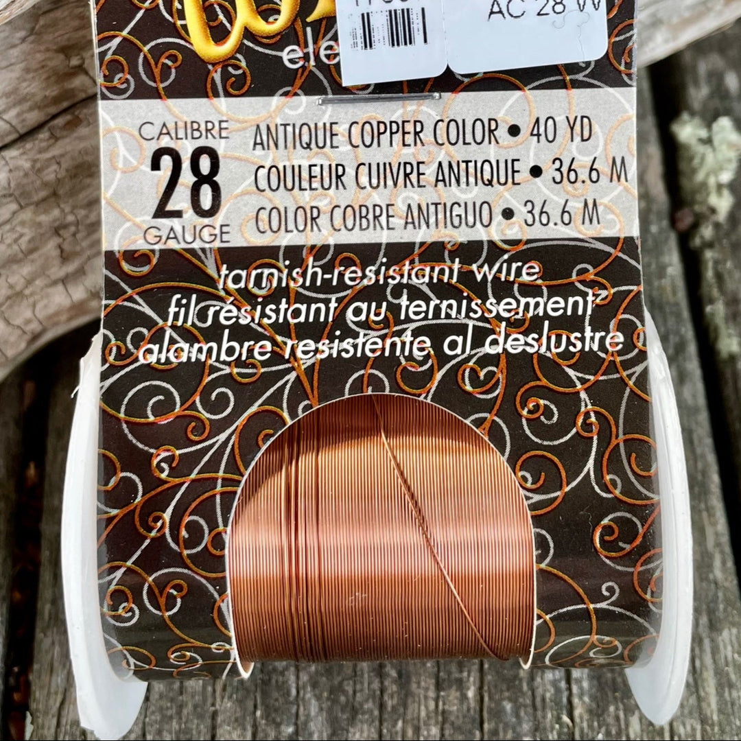 Non Tarnish Wire, Antique Copper 28g
