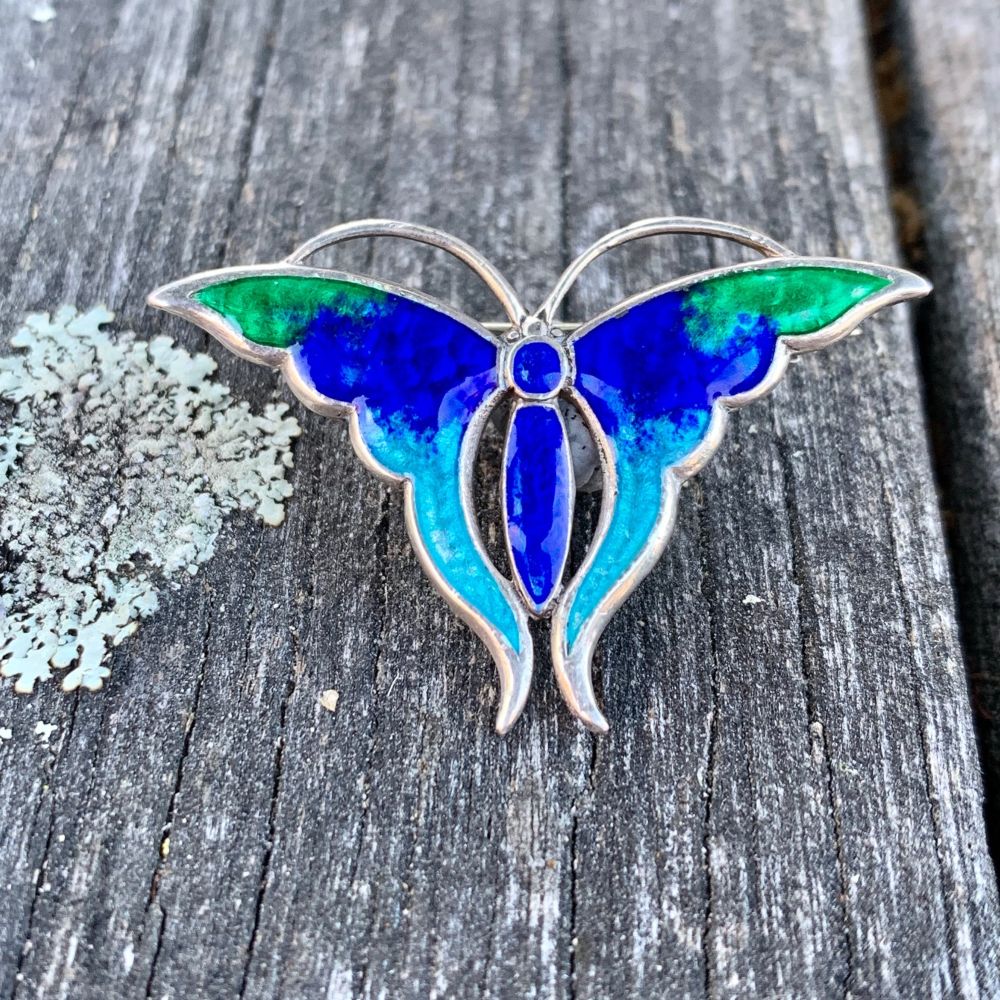 Art Nouveau, Charles Horner Butterfly Brooch