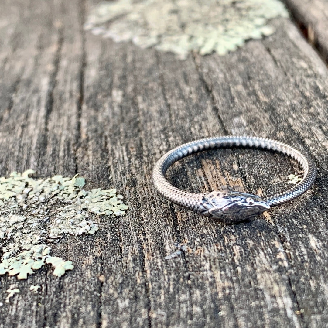 Sterling Silver Snake Ring
