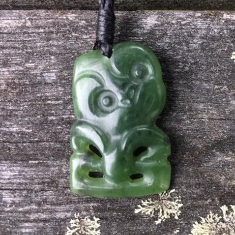 Tiny Tiki, New Zealand Greenstone