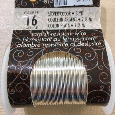 Non Tarnish Wire, Silver 16g