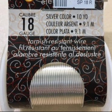 Non Tarnish Wire, Silver 18g