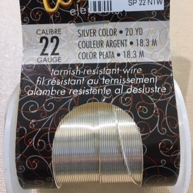 Non Tarnish Wire, Silver 22g