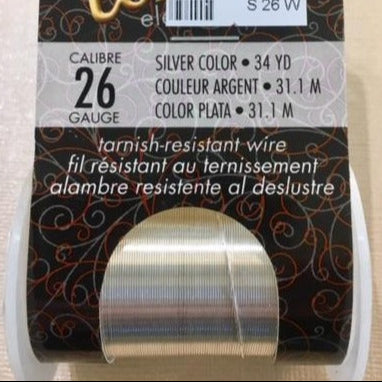 Non Tarnish Wire, Silver 26g