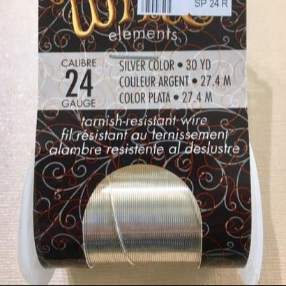 Non Tarnish Wire, Silver 24g